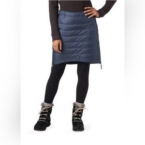 Skhoop navy blue short down puffy skirt.